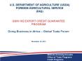 U.S. DEPARTMENT OF AGRICULTURE (USDA) PowerPoint PPT Presentation