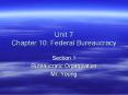 Unit 7 Chapter 10: Federal Bureaucracy PowerPoint PPT Presentation