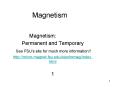 Magnetism PowerPoint PPT Presentation