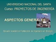 Curso: PROYECTOS DE INGENIER