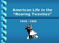 American Life in the  PowerPoint PPT Presentation