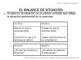 EL BALANCE DE SITUACI PowerPoint PPT Presentation