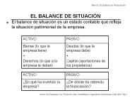 EL BALANCE DE SITUACI