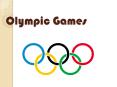 Olympic Games PowerPoint PPT Presentation