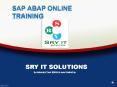 SAP ABAP Material | ABAP Online Training | SRY IT Solutions PowerPoint PPT Presentation