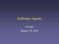 Software Agents PowerPoint PPT Presentation
