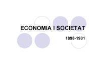 ECONOMIA I SOCIETAT