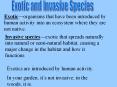 Exotic and Invasive Species PowerPoint PPT Presentation