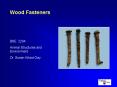Wood Fasteners PowerPoint PPT Presentation