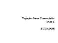 Negociaciones Comerciales O M C ECUADOR PowerPoint PPT Presentation