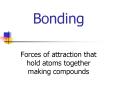 Bonding PowerPoint PPT Presentation