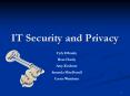 IT Security and Privacy PowerPoint PPT Presentation
