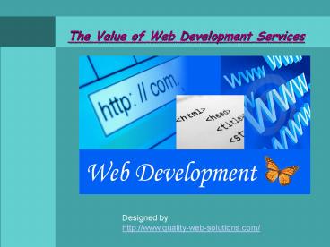 The Value of Web Development Services