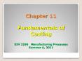 Chapter 11 Fundamentals of Casting EIN 3390  Manufacturing Processes Summer A, 2011 PowerPoint PPT Presentation