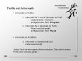 Profile mit Informatik PowerPoint PPT Presentation