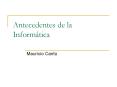 Antecedentes de la Inform PowerPoint PPT Presentation