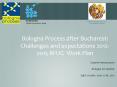 Bologna Process after Bucharest: Challenges and expectations 2012-2015 BFUG Work Plan PowerPoint PPT Presentation