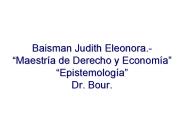 Baisman Judith Eleonora.- 