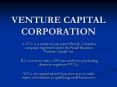 VENTURE CAPITAL CORPORATION PowerPoint PPT Presentation