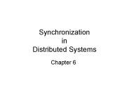 Synchronization in Distributed Systems
