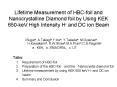Lifetime Measurement of HBC-foil and Nanocrystalline Diamond foil by Using KEK 650-keV High Intensity H- and DC ion Beam PowerPoint PPT Presentation
