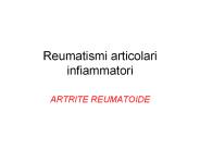 Reumatismi articolari infiammatori