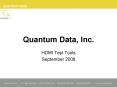 Quantum Data, Inc. PowerPoint PPT Presentation