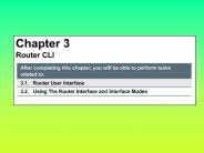 Cisco CLI (command line interface).
