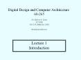 Digital Design and Computer Architecture PowerPoint PPT Presentation