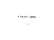 A finnek osi eposza