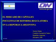 EL MERCADO DE CAPITALES