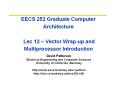 EECS 252 Graduate Computer Architecture  Lec 12  PowerPoint PPT Presentation