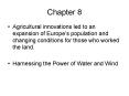 Agricultural innovations led to an expansion of Europe PowerPoint PPT Presentation