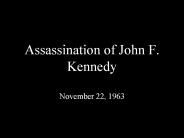 Assassination of John F. Kennedy