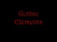 Gothic Elements PowerPoint PPT Presentation