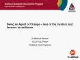Being an Agent of Change  PowerPoint PPT Presentation