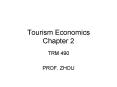 Tourism Economics Chapter 2 PowerPoint PPT Presentation