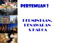 PERMINTAAN, PENAWARAN