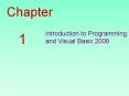 Introduction to Programming and Visual Basic 2008 PowerPoint PPT Presentation
