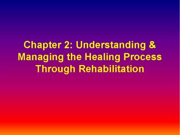 Chapter 2: Understanding