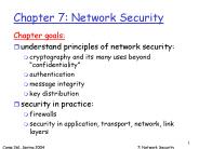 Chapter 7: Network Security
