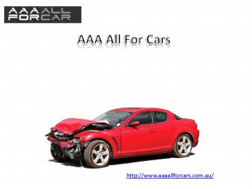 Cash For Cars Removal Sydney