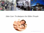 Skin Care Techniques for Elder People
