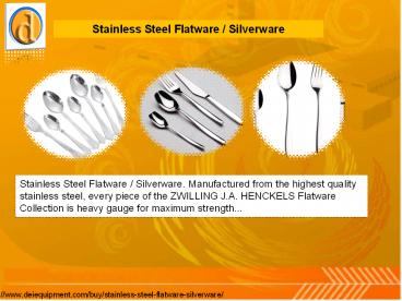 Stainless Steel Flatware Silverware presentation | free to download