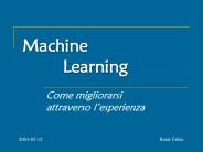 Machine Learning