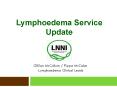 Lymphoedema Service Update PowerPoint PPT Presentation