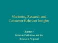 Marketing Research and Consumer Behavior Insights PowerPoint PPT Presentation