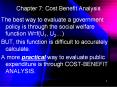 Chapter 7: Cost Benefit Analysis PowerPoint PPT Presentation
