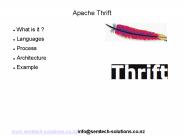 An introduction to Apache Thrift