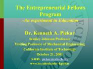 Dr. Kenneth A. Pickar